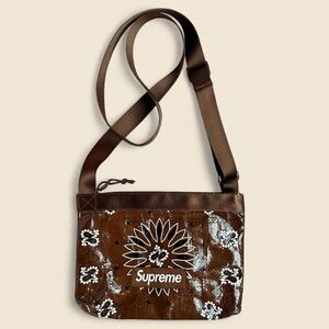 Supreme Paisley Bandana Tarp Side Bag